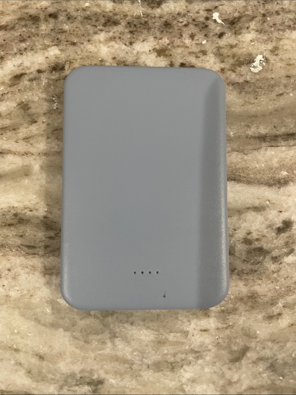 Source Unknown Light Gray Portable Power Bank Charger